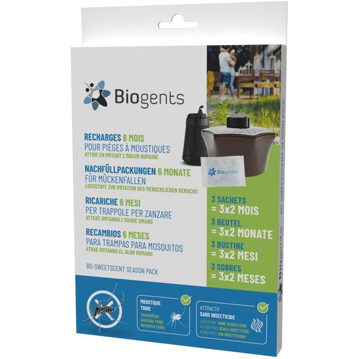 Attractif sans insecticide - BIOGENTS - SweetScent - 6 mois - Aero Trap