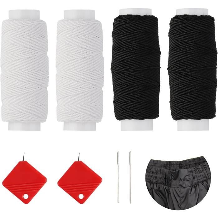 Bande Élastique à Coudre 25mm - 5m - Polyester - 6 Couleurs - Pour Vêtements & DIY