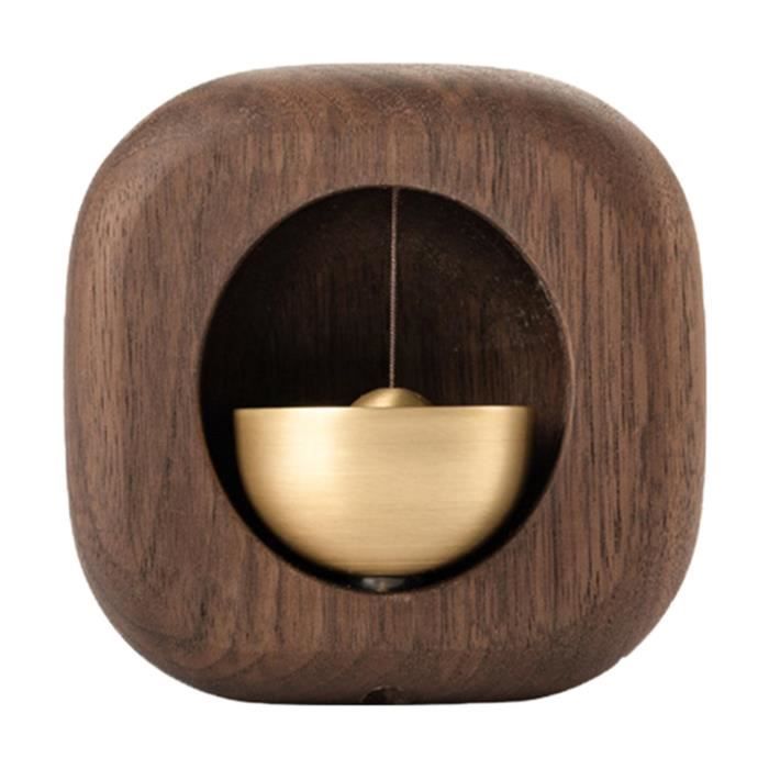 Carillon de porte en bois de japonais, cloche légère et unique, sonnette