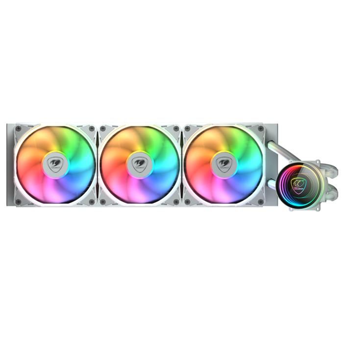 Refroidisseur Gaming - Cougar Gaming - Refroidisseur Liquide AIO Haute Performance avec Ailettes UTTERIGHT à 90°