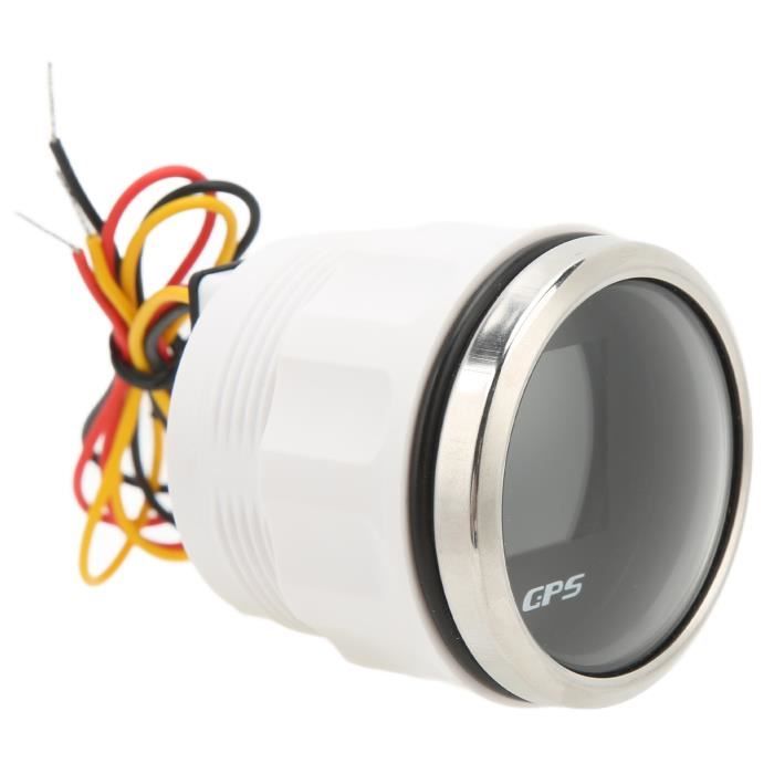 Compteur De Vitesse GPS 52mm Étanche IP67 – Universel Bateau, Moto, RV, Camper Avec Affichage Latitude/Longitude