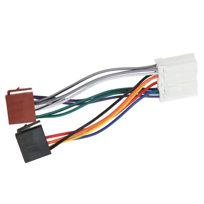 Câble Adaptateur ISO 16 Broches Pour Autoradio Pioneer AVH-260BT AVH-270BT AVH-280BT