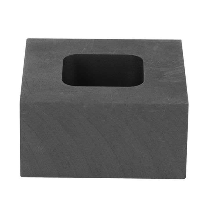 Moule à Lingot En Graphite - DRFEIFY - HB013 - 3 Trous Rectangulaires