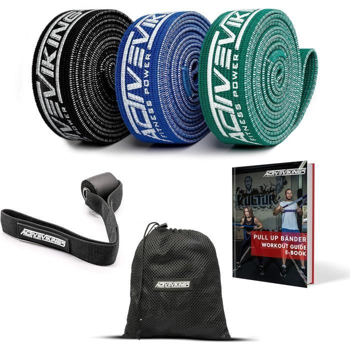 Poignées Pour Bandes De Fitness HOPNKN - Lot De 2, Avec Mousquetons, Pour Poulie, Station De Traction, Musculation - 9