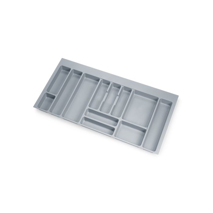 Emuca Range-couvert Optima Universal, 1.000, Plastique gris, Plastique