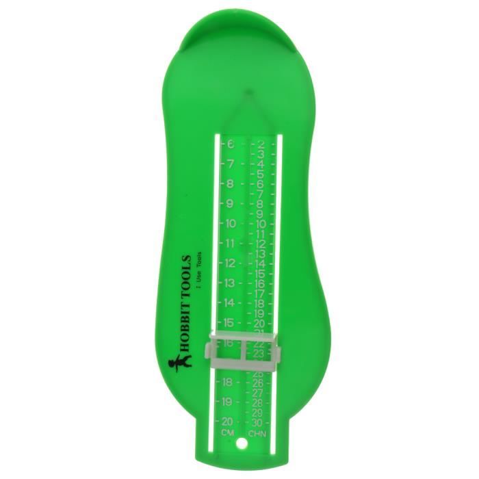 Pedimetre Enfants Regle A Mesurer La Longueur Du Pied Jaugeur Pour Bebes Enfants Vert Cdiscount Chaussures