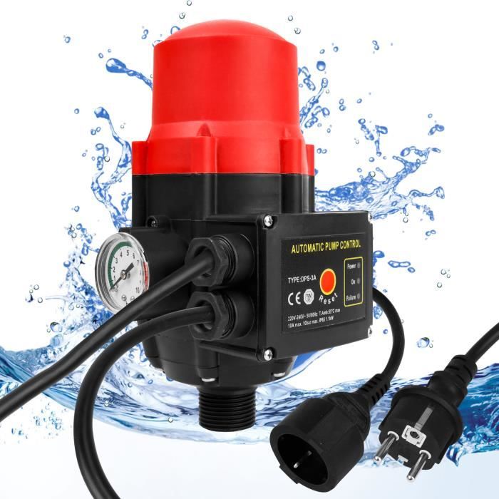 Pressostat EPC-4 230V Monophasé – XPOtool, Régulation De Pompe D’eau, Départ 1,5 Bar