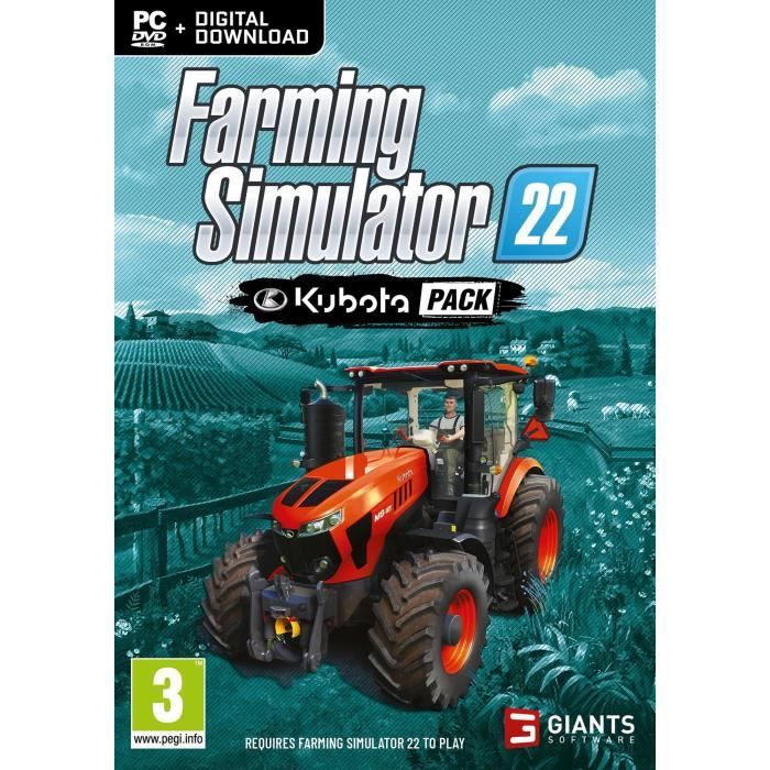 Farming Simulator 22 : Kubota Pack Extension Pc - vue 2