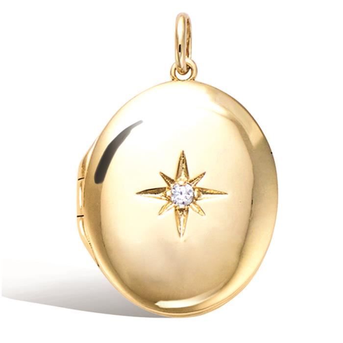 Pendentif Kingsman Les Secrets Rose – Collier Métal Doré – Plaque Militaire