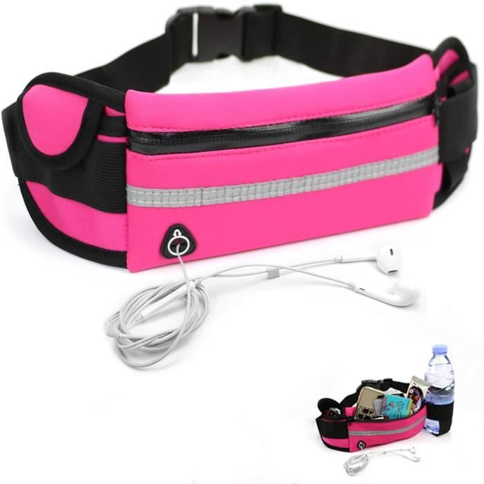 Ceinture de course avec porte-bouteille d'eau (y compris la bouteille),  ceinture running sangle élastique réglable sac banane étan - - Cdiscount  Sport