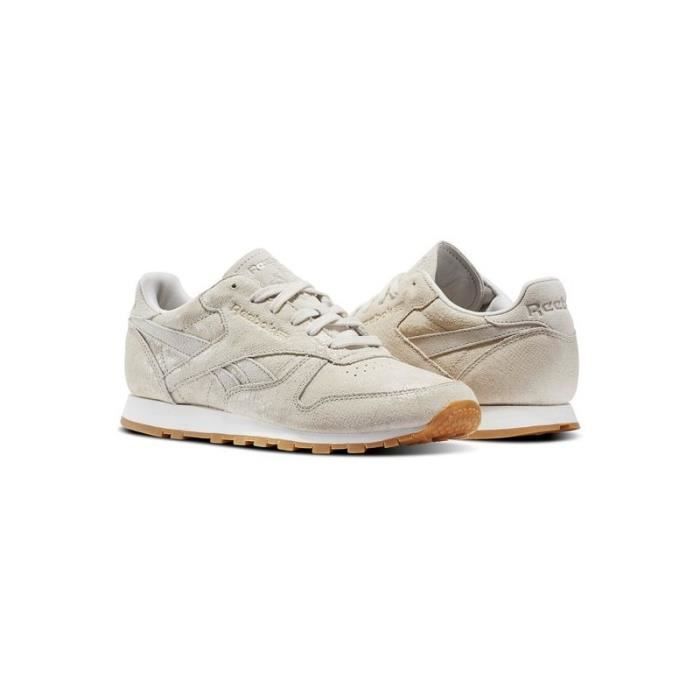 reebok classic leather femme beige