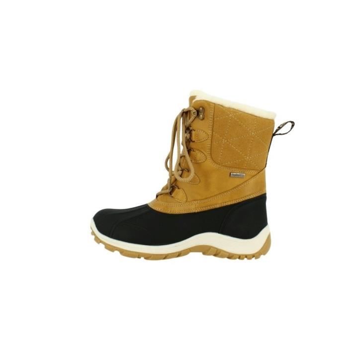 bottes après-ski femme élémenterre azumaya - beige - 41