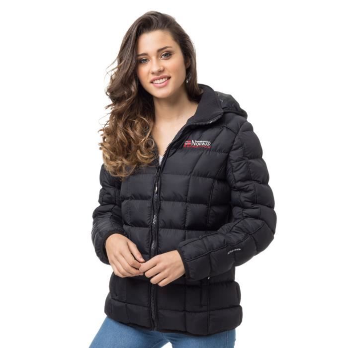 GEOGRAPHICAL NORWAY BERECHITE SHORT doudoune fine pour femme Noir - Femme