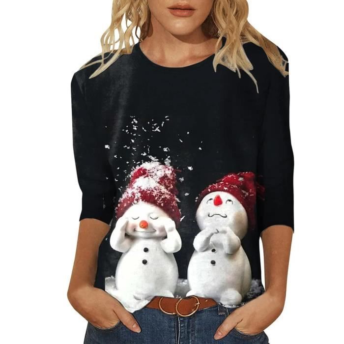 T-Shirt Père Noël Femme