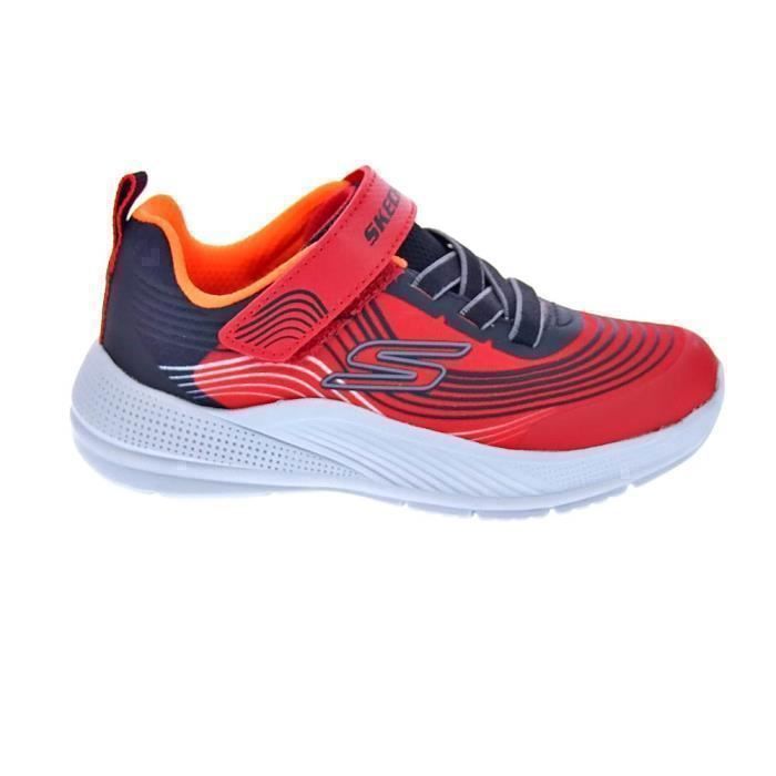 Skechers Zapatos Skechers Zapatos Niño - SKECHERS - Microspec Advance - Rojo - Blanc - Lacets