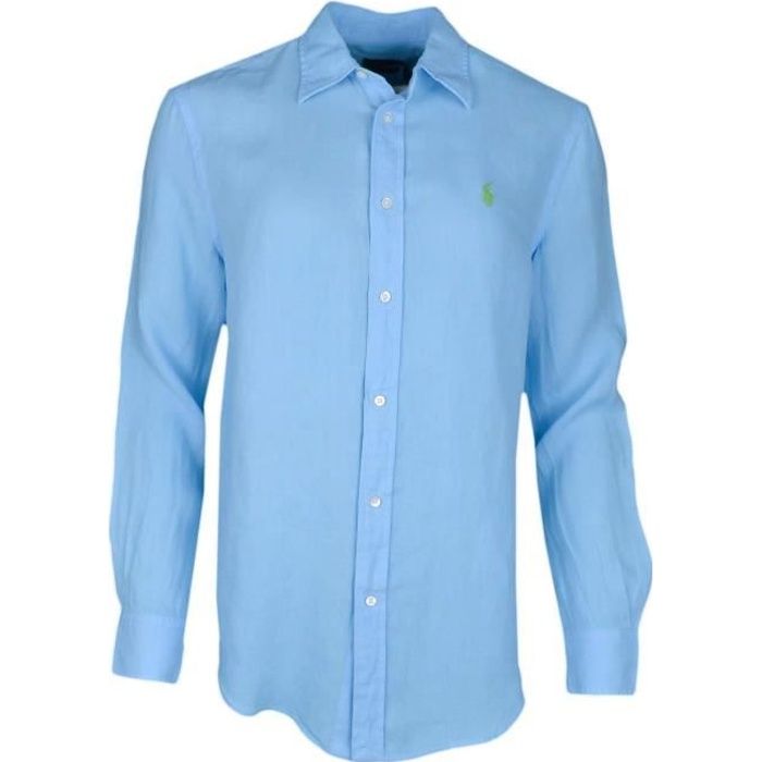 chemise bleu turquoise