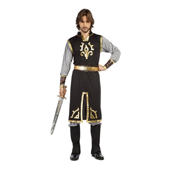 Costume Chevalier Templier Homme - Tunique Médiévale Pour Halloween Et Cosplay