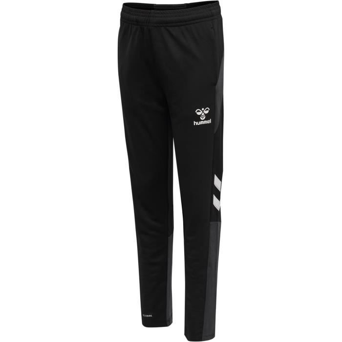 Pantalon de football - Hummel - hmlLEAD - Bleu denim/vert - Enfant - Multisport Pantalon de football - Hummel - hmlLEAD - Bleu denim/vert - Enfant - Multisport