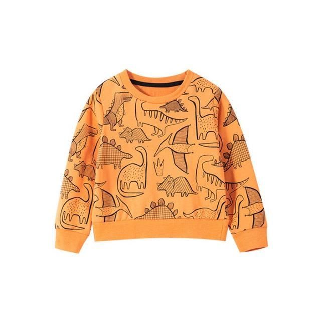 T-shirt Manches Longues Bébé Garçon/Fille - Imprimé Chat Dessin Animé, Pour Automne Et Hiver, Confortable - 5