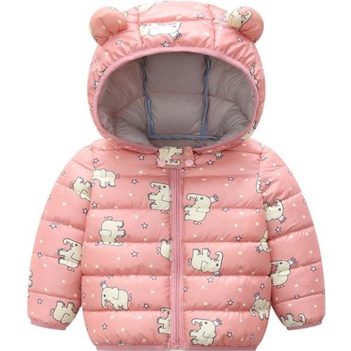 Doudoune Enfant Fille De 6 à 14 ans Chaude Hiver Epaisse avec Capuche  Mi-longue Couleur Unie Blanc - Cdiscount Prêt-à-Porter