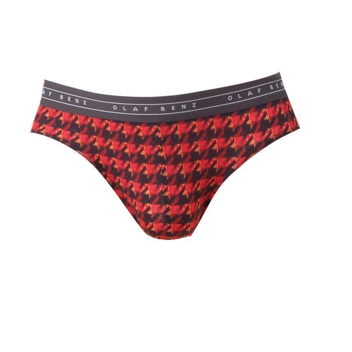Slip homme OLAF BENZ OBW70 Rouge Cdiscount PrêtàPorter