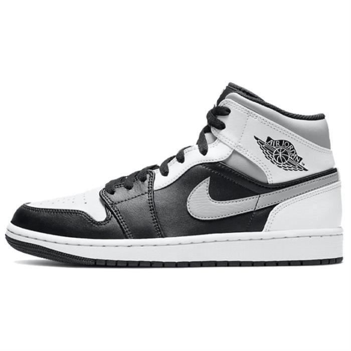 NIKE AIR JORDAN 1 Mid “White Shadow” Chaussure de Sport Basket Pas Cher  pour Homme Femme Noir - Cdiscount Prêt-à-Porter