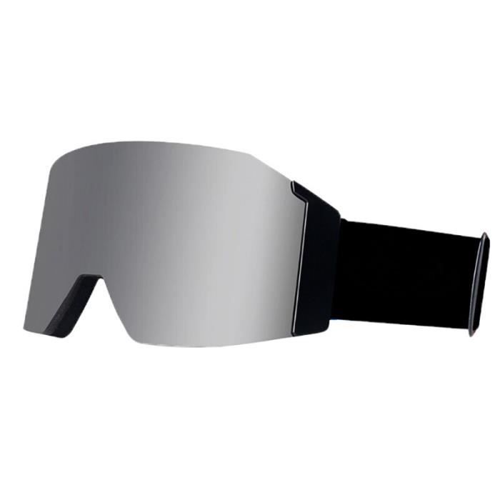 Housse Lunettes Ski KOSTOO - Lycra, Protection Verres, Noir/Bleu/Argent/Rose, Pour Casque