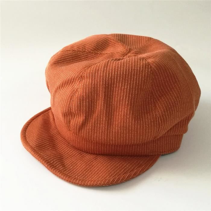 Béret En Laine Pour Enfants - Taille Unique (56-58 Cm) - Printemps/été - Style Newsboy/painter - Couleur Unie