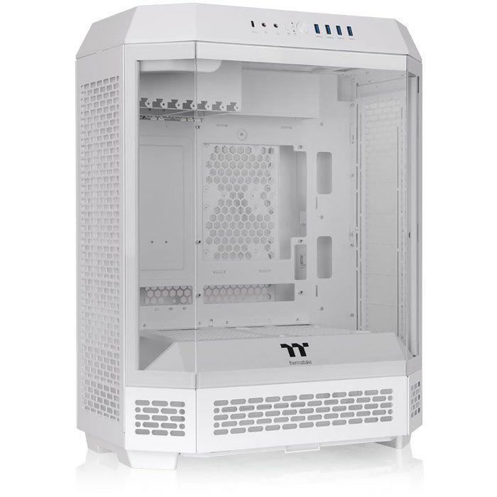 Boîtier PC Sans Alimentation - Thermaltake - The Tower 600 Snow - Moyen Tour - Format Atx - 2X140Mm Inclus - Blanc