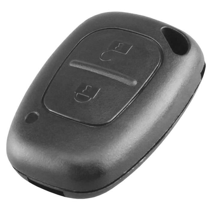 OcioDual Coque de Clé à 2 Boutons Compatible avec Renault Trafic Master Nissan Interstar Primastar Kangoo Opel Vivaro