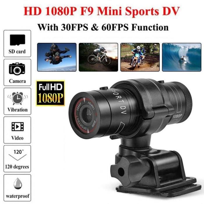 BGFAX F9 caméra HD VTT vélo moto casque sport Action caméra vidéo DV caméscope Full HD 1080p voiture enregistreur vidéo