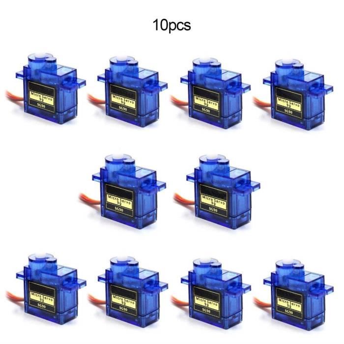 Longruner SG90 9G Micro Servo Moteur RC Pour Robot Hélicoptère Avion