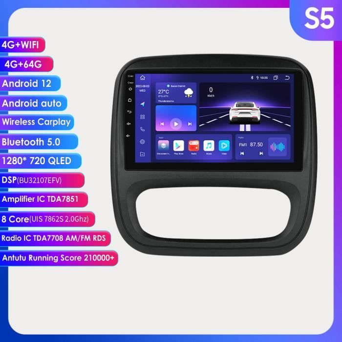 AWESAFE 4G Autoradio Android 13 Pour Renault Trafic Opel Vivaro(x83