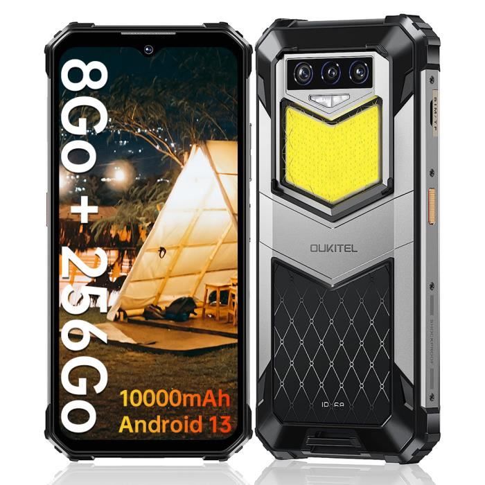 OUKITEL WP26 Smartphone Robuste 8Go + 256Go 10000mAh 48MP 6,58'' FHD+ ...