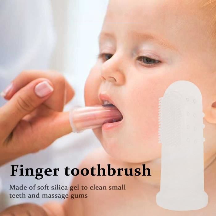 6pcs Bebe Brosse A Dents Bebe Doigt Brosse A Dents Doigt Pour Bebe Soins Dentaires Enfants Silicone Doigt Soins Oraux Cdiscount Puericulture Eveil Bebe