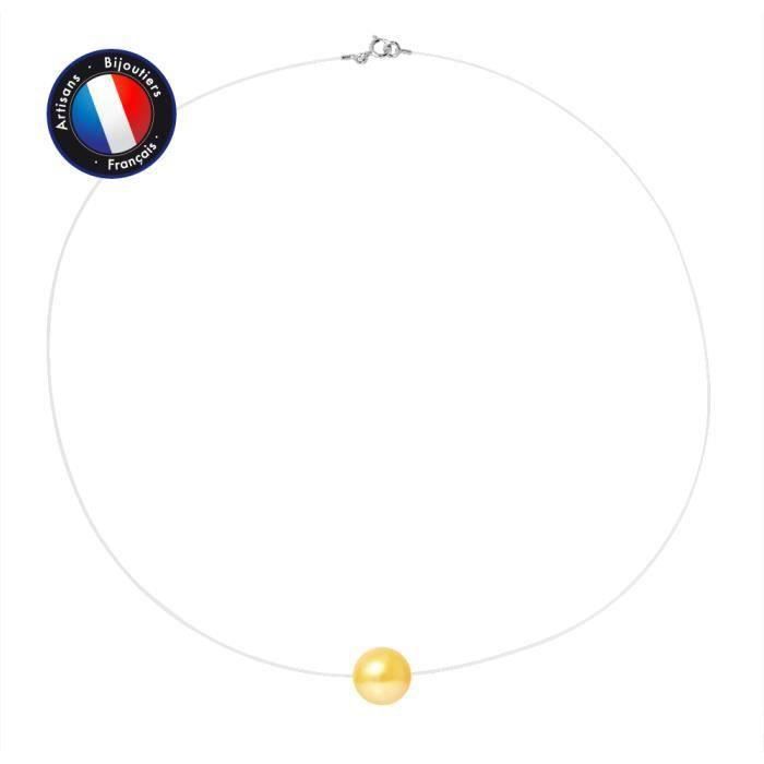 Collier Ras De Cou En Perles De Culture D'eau Douce Véritables - Blanc - Occasion Très Bon état