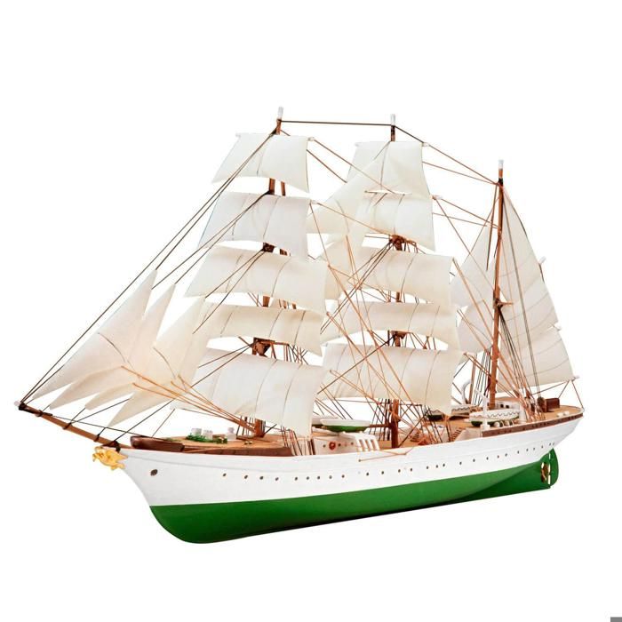 Maquette Ancienne IMAI Du Bateau Gorch Fock - échelle 1/350 - Occasion - Japon - Modèle à Monter