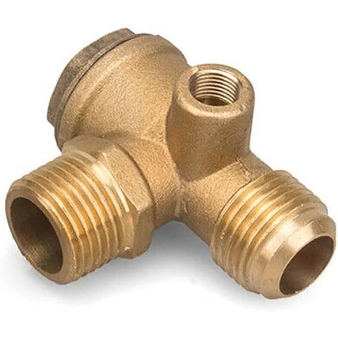 Clapet Anti-retour Compresseur Air 1/2x3/8 - Laiton Haute Qualité Pour Systèmes Pneumatiques