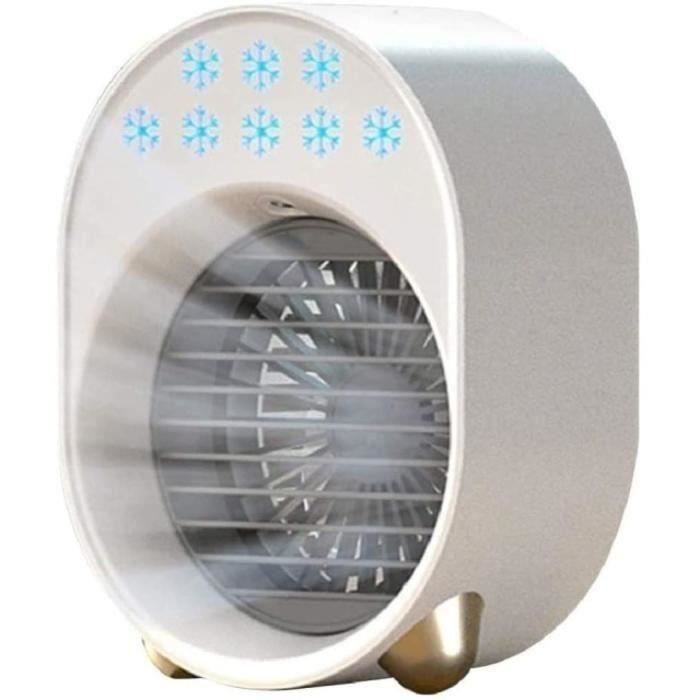 USB Ventilateur de Brouillard D'Eau Silen Ventilateur de Bureau  Humidificateur Refroidisseur D'Air Ventilateur avec LumièRe LED