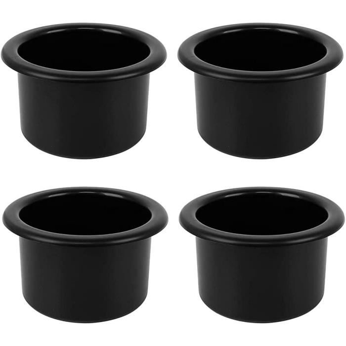 Lot De 4 Porte-Gobelets Métal Universel – Fixation Murale Avec Vis – Parfait Voiture, Bateau, Yacht, Camion, Fauteuil Roulant