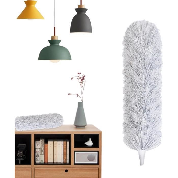Plumeau Leifheit SUPERDUSTER XL - Microfibre Lavable 50 Fois - Téléscopique Avec Système Click - Pour Plafonds, Meubles, Recoins