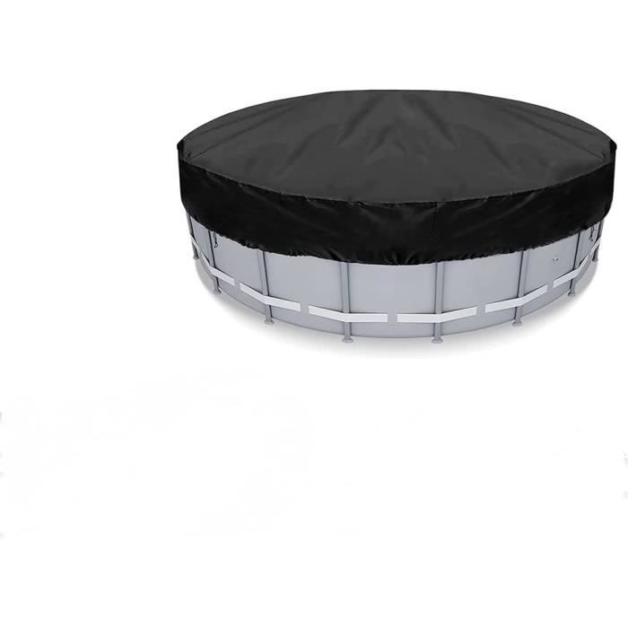 Bâche De Piscine Ronde Oxford - Imperméable, Anti-UV, Résiste à 160 Km/h - Pour Piscine 14 Pieds - Idéale Extérieur