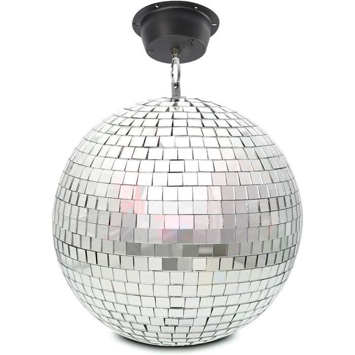Boule Lumineuse Musique Boule à Facettes 30cm Ibiza - LED RGBW
