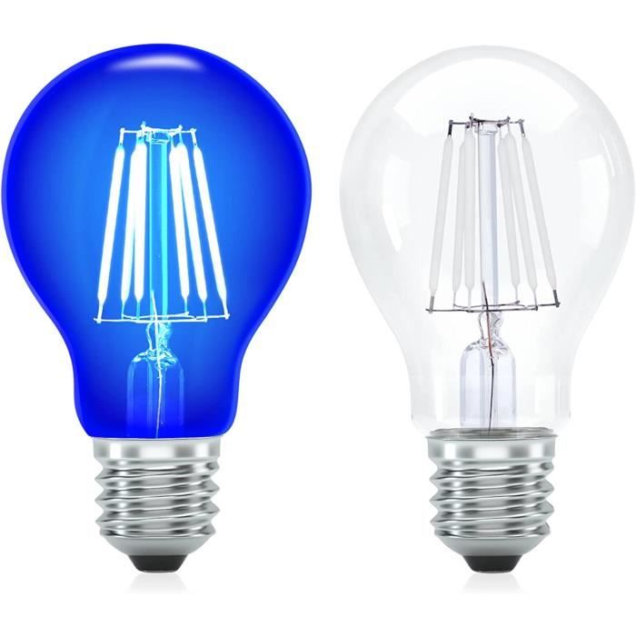 OUSIDE Ampoule UV E27, 15W LED Lumiere Noire Ampoules,85-256V Lampe LED