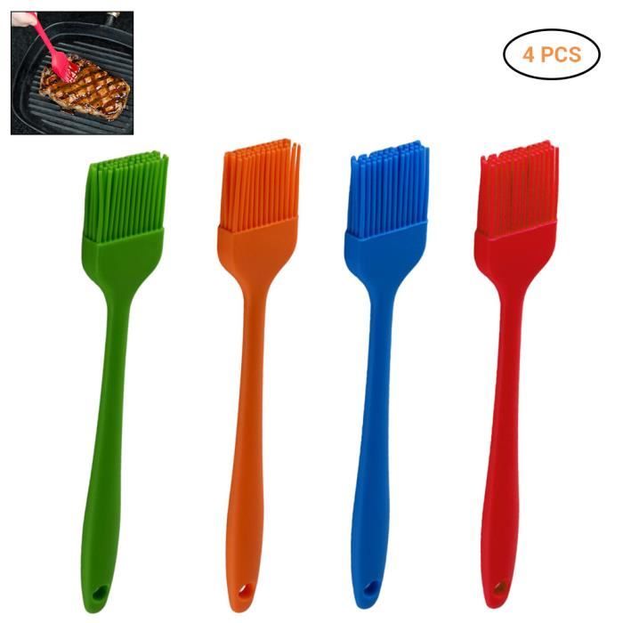 Pinceau De Cuisine En Silicone 3" - Résistant à La Chaleur Pour Pâtisserie & Barbecue