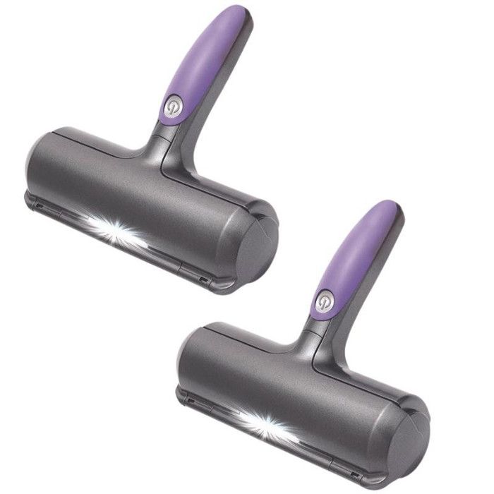 VENTEO Lot de 2 brosses anti poils de chat/chien pour vêtement arbre a chat tapis de voiture et canape lit
