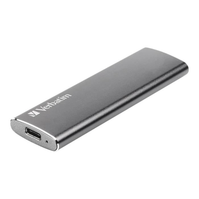 Disque SSD Verbatim VX500 External SSD USB 3.1 G2 480 Go - Gris