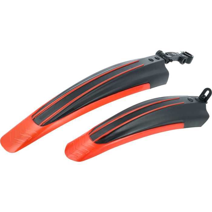 Garde-Boue Vélo Rouge Plastique Pliant - Protection Selle Universelle VTT Route