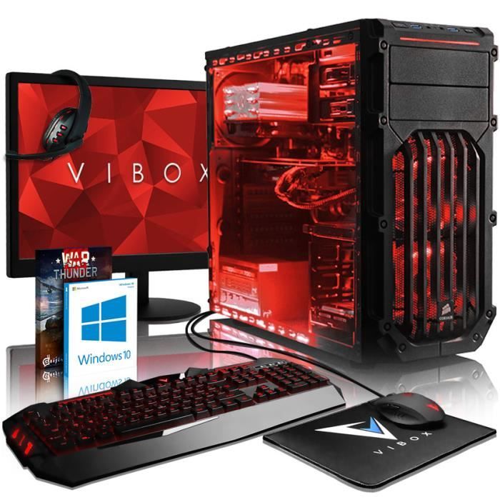 Top achat Ordinateur de bureau VIBOX Warrior 4W PC Gamer Ordinateur avec War Thunder Jeu Bundle, Windows 10 OS, 22" HD Écran (4,1GHz AMD FX 6-Core Processeur , Rad pas cher Achat Ordinateur de bureau VIBOX Warrior 4W PC Gamer Ordinateur avec War Thunder Jeu Bundle, Windows 10 OS, 22" HD Écran (4,1GHz AMD FX 6-Core Processeur , Rad pas cher