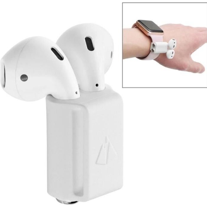 Etui Casque / Ecouteurs blanc pour Apple AirPods Portable Montres Sans